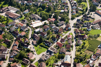 Yburghalle im Ortsteil Gallenbach in Baden-Baden im Bundesland Baden-Württemberg, Deutschland
