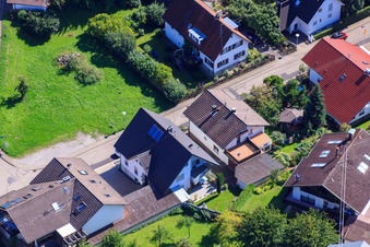 Gartenstr im Ortsteil Gallenbach in Baden-Baden im Bundesland Baden-Württemberg, Deutschland