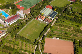 Drohnenbild von Südbadische Sportschule, FC Neuweier im Ortsteil Steinbach in Baden-Baden im Bundesland Baden-Württemberg, Deutschland