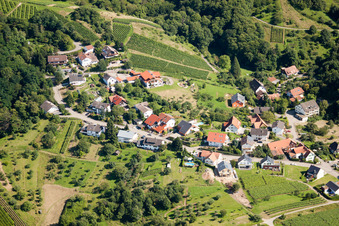 Am Weinpfad im Ortsteil Altschweier in Bühl im Bundesland Baden-Württemberg, Deutschland
