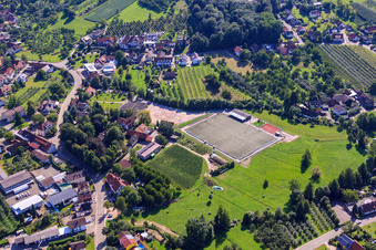 Sportplätze des SV Obersasbach 1952 eV in Sasbach im Bundesland Baden-Württemberg, Deutschland