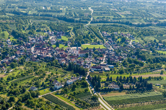Dorfansicht im Ortsteil Ulm in Renchen im Bundesland Baden-Württemberg, Deutschland