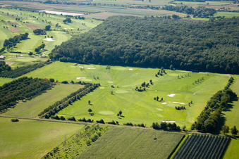 Schrägluftbild von Urloffen, Golfclub Urloffen e. V in Appenweier im Bundesland Baden-Württemberg, Deutschland