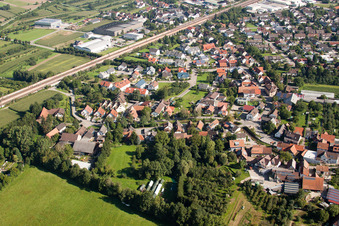 Bachstr im Ortsteil Weier in Ottersweier im Bundesland Baden-Württemberg, Deutschland