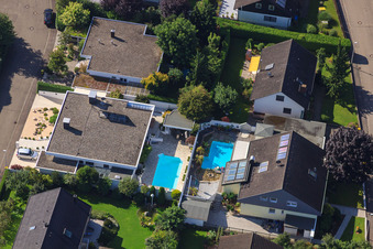 Fasanenstr im Ortsteil Vimbuch in Bühl im Bundesland Baden-Württemberg, Deutschland aus der Vogelperspektive