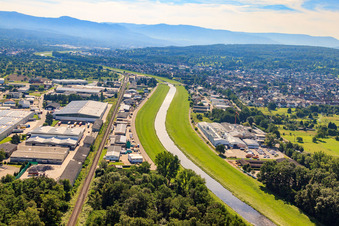 Fa. Krempel am Murgdamm in Kuppenheim im Bundesland Baden-Württemberg, Deutschland