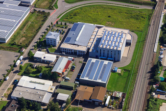 Industriegebiet Heinkelstraße mit Tensid Chemie in Muggensturm im Bundesland Baden-Württemberg, Deutschland