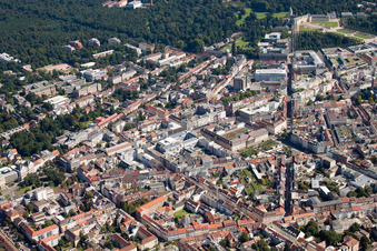 Karlsruhe, Waldstr im Ortsteil Innenstadt-West im Bundesland Baden-Württemberg, Deutschland