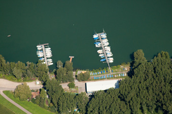 Wörth am Rhein, Yachthafen im Ortsteil Maximiliansau im Bundesland Rheinland-Pfalz, Deutschland