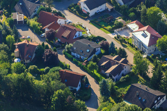 Luftaufnahme von Kleinwäldle im Ortsteil Ellmendingen in Keltern im Bundesland Baden-Württemberg, Deutschland