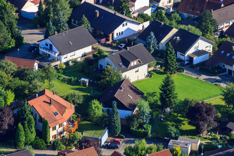 Drohnenaufname von Kleinwäldle im Ortsteil Ellmendingen in Keltern im Bundesland Baden-Württemberg, Deutschland