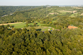 Sportplätze Diellingen eV 1885 und Tennisclub im Ortsteil Dietlingen in Keltern im Bundesland Baden-Württemberg, Deutschland