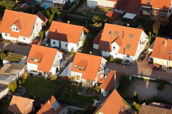 Luftbild von Im Storchennest in Erlenbach bei Kandel im Bundesland Rheinland-Pfalz, Deutschland