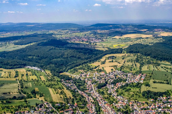 Bockstalstr im Ortsteil Kleinsteinbach in Pfinztal im Bundesland Baden-Württemberg, Deutschland