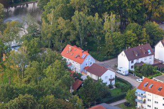 Am Schwanenweier in Kandel im Bundesland Rheinland-Pfalz, Deutschland