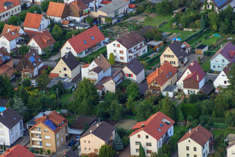 Drohnenbild von Kandel, Waldstr im Bundesland Rheinland-Pfalz, Deutschland