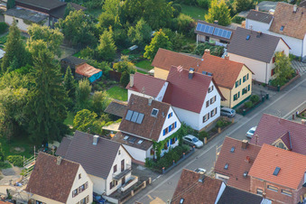 Drohnenbild von Waldstr in Kandel im Bundesland Rheinland-Pfalz, Deutschland