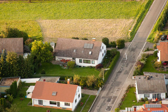 Godramstein, Ortsausgang Böchinger Straße in Landau in der Pfalz im Bundesland Rheinland-Pfalz, Deutschland