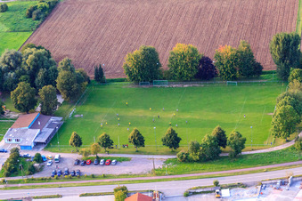 Fussballplatz Rohrbach im Bundesland Rheinland-Pfalz, Deutschland