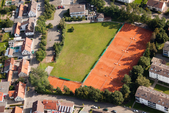 Linkenheim, Tennisclub TV Linkenheim e.V in Linkenheim-Hochstetten im Bundesland Baden-Württemberg, Deutschland