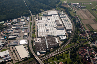 Luftbild von SEW-eurodrive GmbH im Ortsteil Graben in Graben-Neudorf im Bundesland Baden-Württemberg, Deutschland