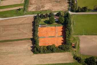 Tennisclub im Ortsteil Spöck in Stutensee im Bundesland Baden-Württemberg, Deutschland