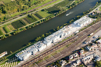 Wasserbillig im Bundesland Grevenmacher, Luxemburg von oben