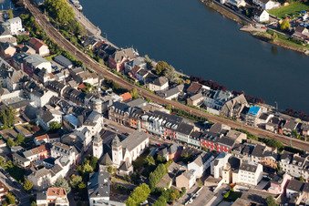 Wasserbillig im Bundesland Grevenmacher, Luxemburg aus der Luft