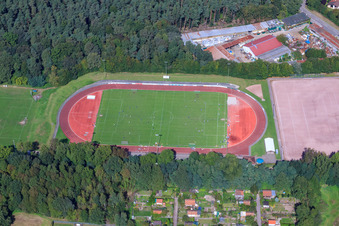Sportplatz Franz-Hage Stadion in Bellheim im Bundesland Rheinland-Pfalz, Deutschland