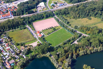 Sportplätze VFR im Ortsteil Sondernheim in Germersheim im Bundesland Rheinland-Pfalz, Deutschland