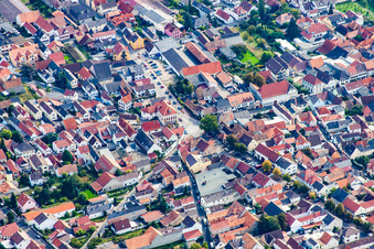 Weisenheim am Sand im Bundesland Rheinland-Pfalz, Deutschland von oben