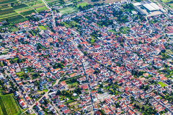 Weisenheim am Sand im Bundesland Rheinland-Pfalz, Deutschland aus der Luft