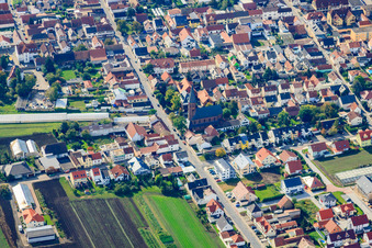 Christuskirche Maxdorf im Bundesland Rheinland-Pfalz, Deutschland