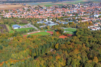 Bienwald-Stadion in Kandel im Bundesland Rheinland-Pfalz, Deutschland