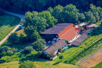 Pfinztal-Berghausen, Bioland-Hof Petrik im Bundesland Baden-Württemberg, Deutschland