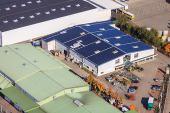 Industriegebiet Horst, Frey Küchenzentrum-Innenausbau im Ortsteil Minderslachen in Kandel im Bundesland Rheinland-Pfalz, Deutschland