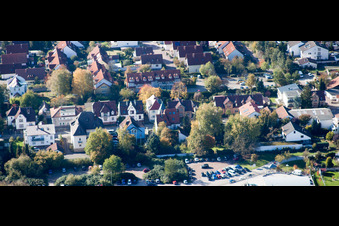 Bismarckstr in Kandel im Bundesland Rheinland-Pfalz, Deutschland aus der Luft