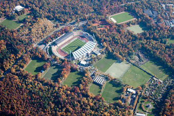Fußball- Wildparkstadion des Vereins KSC in Karlsruhe im Ortsteil Innenstadt-Ost im Bundesland Baden-Württemberg, Deutschland