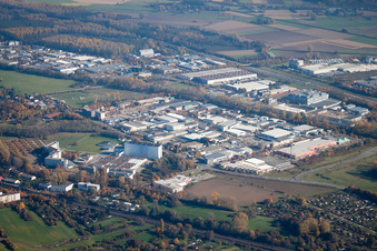Karlsruhe, Industriegebiet Hagsfeld im Bundesland Baden-Württemberg, Deutschland