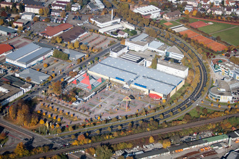 Ehemals Max Bahr jetzt Bauhaus im Ortsteil Oststadt in Karlsruhe im Bundesland Baden-Württemberg, Deutschland