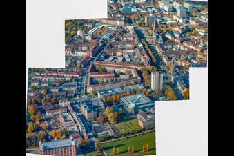 Gottesauer Platz an der Durlacher Allee im Ortsteil Oststadt in Karlsruhe im Bundesland Baden-Württemberg, Deutschland