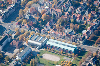 Blücherstraße Dragonerhalle im Ortsteil Weststadt in Karlsruhe im Bundesland Baden-Württemberg, Deutschland