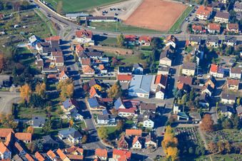 Friehofstr in Hagenbach im Bundesland Rheinland-Pfalz, Deutschland