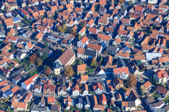 Kirche Hagenbach im Bundesland Rheinland-Pfalz, Deutschland