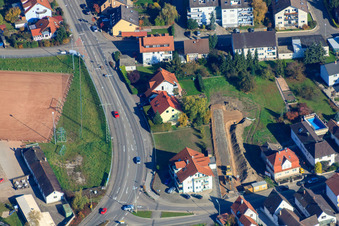 Habsburger Allee x Friedhofstr in Hagenbach im Bundesland Rheinland-Pfalz, Deutschland