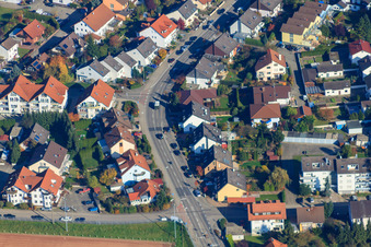 Habsburger Allee x Scharfeneckstr in Hagenbach im Bundesland Rheinland-Pfalz, Deutschland