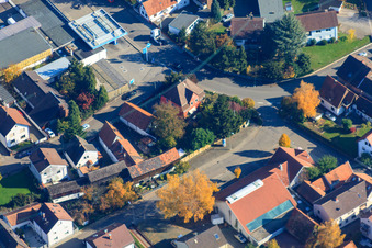 Am Königsgarten in Hagenbach im Bundesland Rheinland-Pfalz, Deutschland