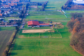 Gestüt am Altbach im Ortsteil Minderslachen in Kandel im Bundesland Rheinland-Pfalz, Deutschland