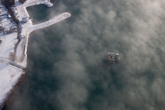 Lauterbourg im Bundesland Bas-Rhin, Frankreich von oben