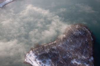 Lauterbourg im Bundesland Bas-Rhin, Frankreich aus der Luft